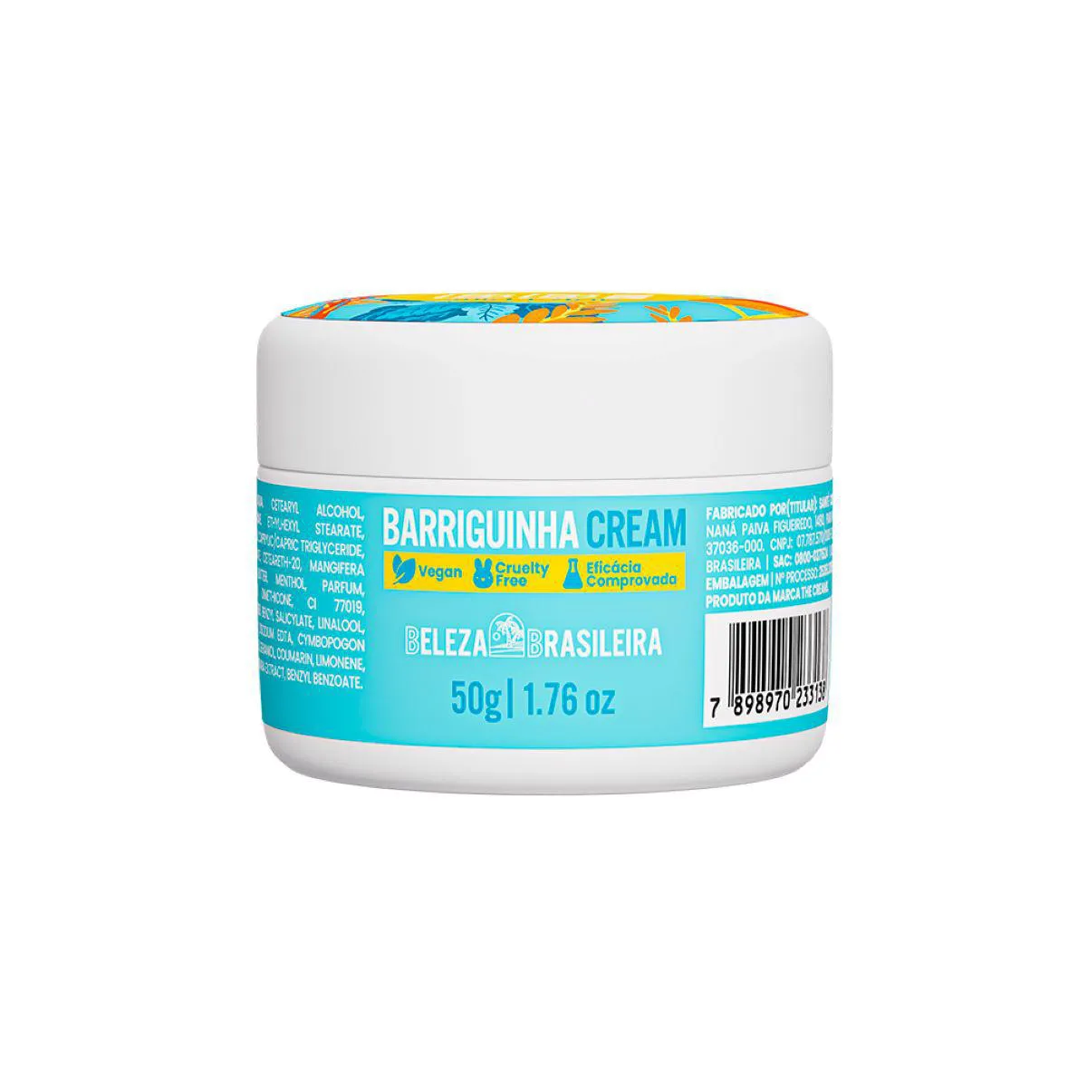 Creme Barriguinha Cream Beleza Brasileira Mini 50g