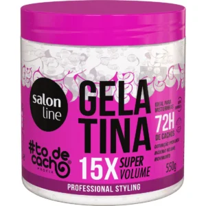Gelatina Capilar Salon Line #todecacho Super Volume 550g