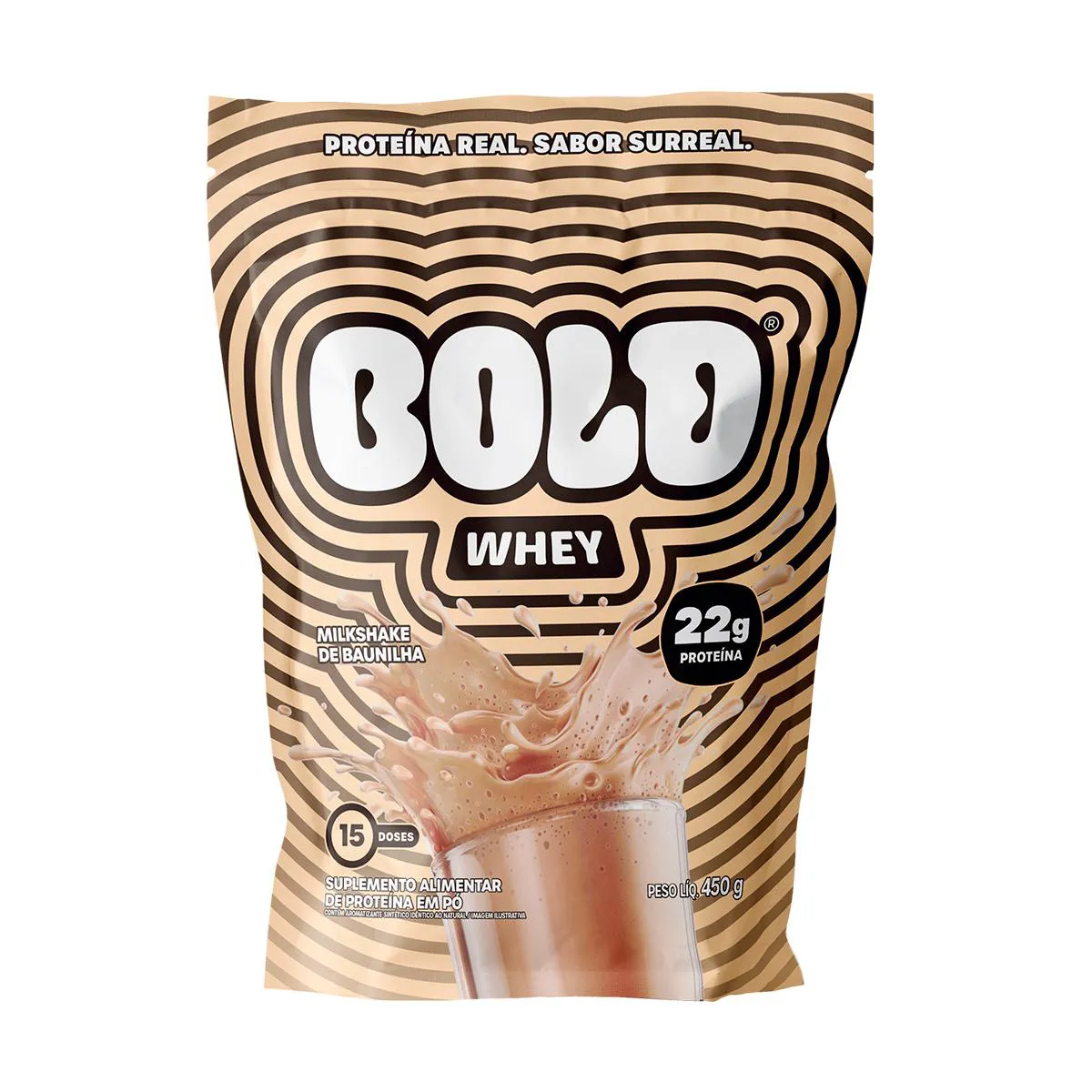 Whey Protein Bold Milkshake de Baunilha 450g