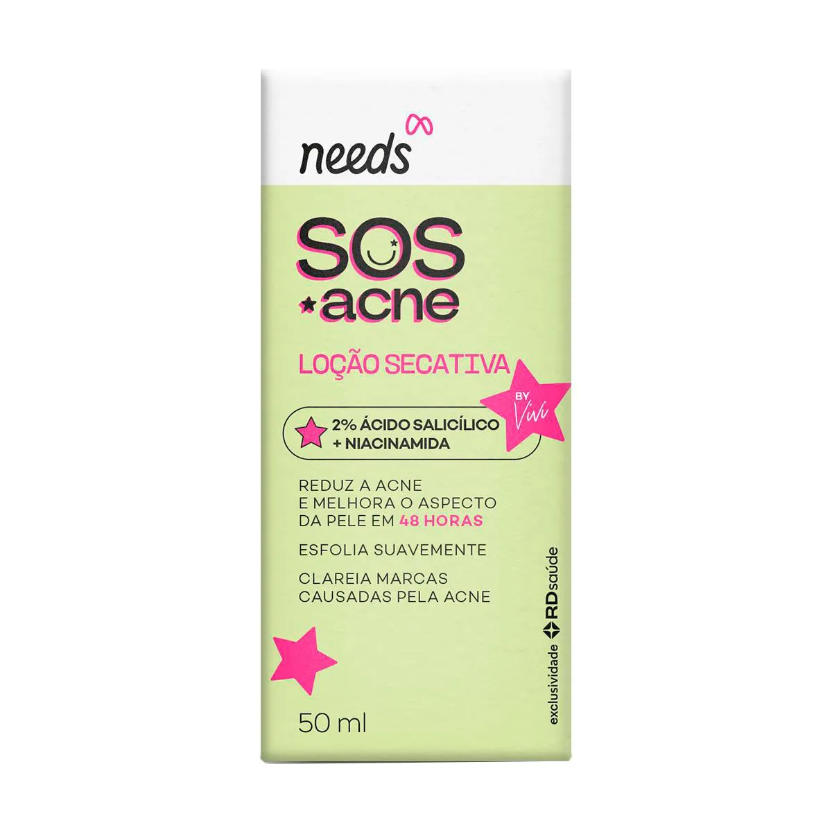 Loção Líquida Secativa Needs SOS Acne 50ml