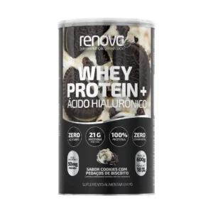 Whey Protein + Ácido Hialurônico Renova Be Cookies com pedaço de biscoito 600g